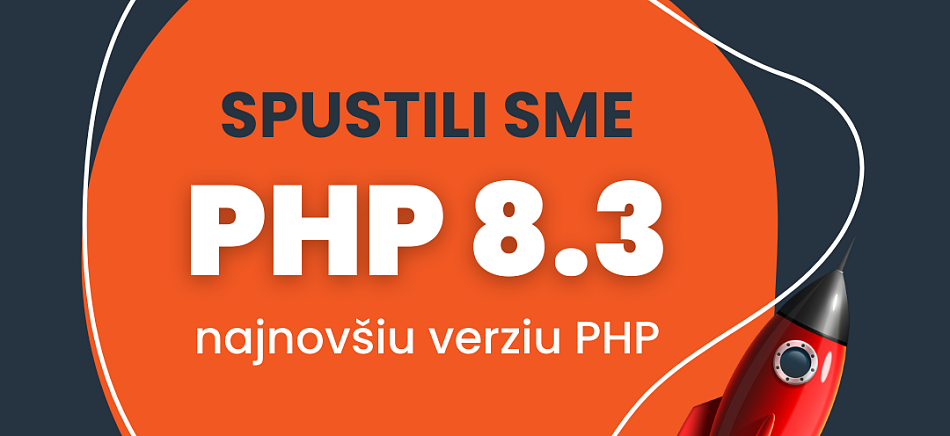 PHP 8.3 pre všetky hostingové balíky